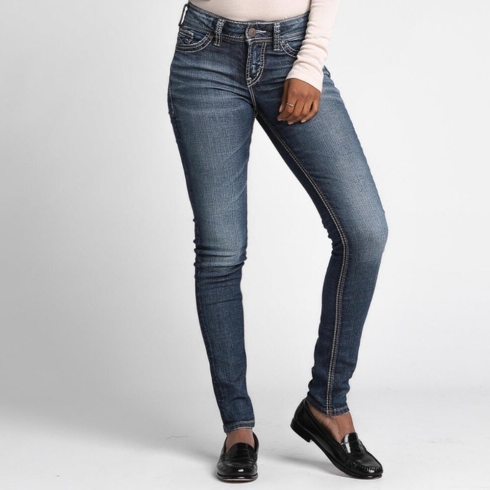 SILVER JEANS Elyse Skinny Jeans